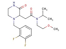 2-[1-(2,3-difluorobenzyl)-3-oxo-2-piperazinyl]-N-isopropyl-N-(2-methoxyethyl)acetamide