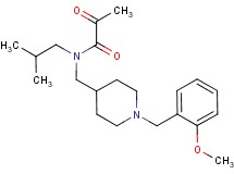 N-isobutyl-N-{[1-(2-methoxybenzyl)piperidin-4-yl]methyl}-2-oxopropanamide