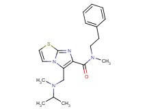 5-{[isopropyl(methyl)amino]methyl}-N-methyl-N-(2-phenylethyl)imidazo[2,1-b][1,3]thiazole-6-carboxamide