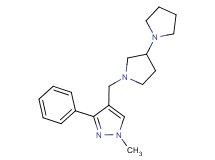 1'-[(1-methyl-3-phenyl-1H-pyrazol-4-yl)methyl]-1,3'-bipyrrolidine