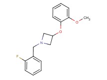 1-(2-fluorobenzyl)-3-(2-methoxyphenoxy)azetidine