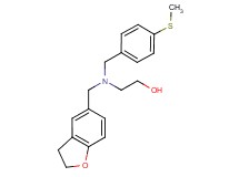 2-{(2,3-dihydro-1-benzofuran-5-ylmethyl)[4-(methylthio)benzyl]amino}ethanol