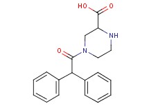 4-(diphenylacetyl)piperazine-2-carboxylic acid
