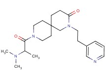 9-(N,N-dimethylalanyl)-2-(2-pyridin-3-ylethyl)-2,9-diazaspiro[5.5]undecan-3-one