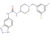 N-1H-1,2,3-benzotriazol-5-yl-N'-[1-(3,5-difluorobenzyl)piperidin-4-yl]urea