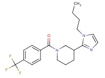 3-(1-butyl-1H-imidazol-2-yl)-1-[4-(trifluoromethyl)benzoyl]piperidine