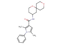 N-1,9-dioxaspiro[5.5]undec-4-yl-2,5-dimethyl-1-phenyl-1H-pyrrole-3-carboxamide