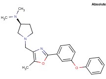 (3S)-N,N-dimethyl-1-{[5-methyl-2-(3-phenoxyphenyl)-1,3-oxazol-4-yl]methyl}pyrrolidin-3-amine