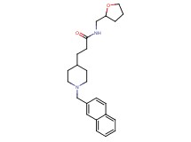 3-[1-(2-naphthylmethyl)-4-piperidinyl]-N-(tetrahydro-2-furanylmethyl)propanamide