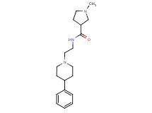1-methyl-N-[2-(4-phenylpiperidin-1-yl)ethyl]pyrrolidine-3-carboxamide