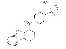 1-{[4-(1-methyl-1H-imidazol-2-yl)piperidin-1-yl]carbonyl}-2,3,4,9-tetrahydro-1H-carbazole