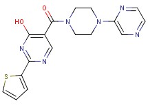 5-[(4-pyrazin-2-ylpiperazin-1-yl)carbonyl]-2-(2-thienyl)pyrimidin-4-ol