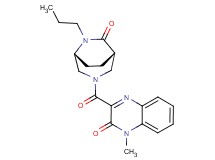 1-methyl-3-{[(1S*,5R*)-7-oxo-6-propyl-3,6-diazabicyclo[3.2.2]non-3-yl]carbonyl}-2(1H)-quinoxalinone