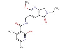 N-[(6-ethyl-2-methoxy-5-oxo-6,7-dihydro-5H-pyrrolo[3,4-b]pyridin-3-yl)methyl]-2-hydroxy-4,6-dimethylnicotinamide