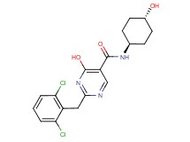 2-(2,6-dichlorobenzyl)-4-hydroxy-N-(trans-4-hydroxycyclohexyl)pyrimidine-5-carboxamide