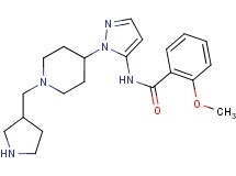 2-methoxy-N-{1-[1-(3-pyrrolidinylmethyl)-4-piperidinyl]-1H-pyrazol-5-yl}benzamide dihydrochloride