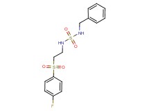 N-benzyl-N'-{2-[(4-fluorophenyl)sulfonyl]ethyl}sulfamide