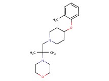 4-{1,1-dimethyl-2-[4-(2-methylphenoxy)-1-piperidinyl]ethyl}morpholine