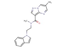 N-[2-(1H-indol-1-yl)ethyl]-N,6-dimethylpyrazolo[1,5-a]pyrimidine-3-carboxamide