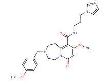 N-[3-(1H-imidazol-1-yl)propyl]-9-methoxy-3-(4-methoxybenzyl)-7-oxo-1,2,3,4,5,7-hexahydropyrido[1,2-d][1,4]diazepine-10-carboxamide