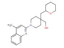 [1-(4-methylquinolin-2-yl)-4-(tetrahydro-2H-pyran-2-ylmethyl)piperidin-4-yl]methanol