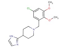 1-(5-chloro-2,3-dimethoxybenzyl)-4-(1H-imidazol-2-yl)piperidine