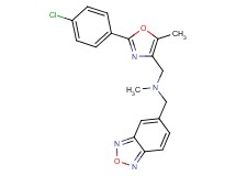 (2,1,3-benzoxadiazol-5-ylmethyl){[2-(4-chlorophenyl)-5-methyl-1,3-oxazol-4-yl]methyl}methylamine