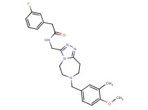2-(3-fluorophenyl)-N-{[7-(4-methoxy-3-methylbenzyl)-6,7,8,9-tetrahydro-5H-[1,2,4]triazolo[4,3-d][1,4]diazepin-3-yl]methyl}acetamide