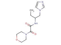 N-[1-(1H-imidazol-1-ylmethyl)propyl]-2-morpholin-4-yl-2-oxoacetamide