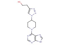2-{1-[1-(9H-purin-6-yl)piperidin-4-yl]-1H-1,2,3-triazol-4-yl}ethanol