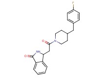 3-{2-[4-(4-fluorobenzyl)-1-piperidinyl]-2-oxoethyl}-1-isoindolinone