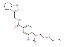 N-(6,7-dihydro-5H-pyrrolo[2,1-c][1,2,4]triazol-3-ylmethyl)-1-(2-ethoxyethyl)-2-oxo-2,3-dihydro-1H-benzimidazole-5-carboxamide