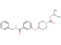 isopropyl 4-{3-[(benzylamino)carbonyl]phenoxy}piperidine-1-carboxylate