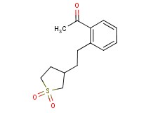 1-{2-[2-(1,1-dioxidotetrahydro-3-thienyl)ethyl]phenyl}ethanone