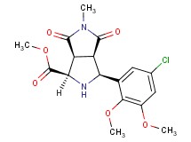 methyl (1R*,3S*,3aR*,6aS*)-3-(5-chloro-2,3-dimethoxyphenyl)-5-methyl-4,6-dioxooctahydropyrrolo[3,4-c]pyrrole-1-carboxylate
