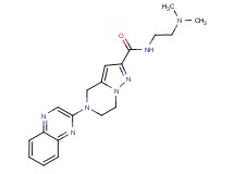 N-[2-(dimethylamino)ethyl]-5-quinoxalin-2-yl-4,5,6,7-tetrahydropyrazolo[1,5-a]pyrazine-2-carboxamide