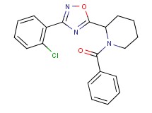 1-benzoyl-2-[3-(2-chlorophenyl)-1,2,4-oxadiazol-5-yl]piperidine