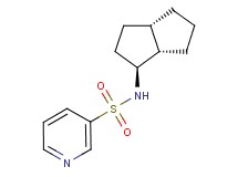 N-[(1S*,3aS*,6aS*)-octahydropentalen-1-yl]pyridine-3-sulfonamide