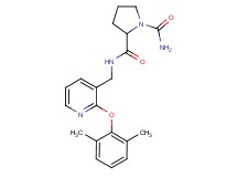 N~2~-{[2-(2,6-dimethylphenoxy)pyridin-3-yl]methyl}pyrrolidine-1,2-dicarboxamide