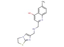 2-{[(2,3-dihydroimidazo[2,1-b][1,3]thiazol-6-ylmethyl)amino]methyl}-6-methylquinolin-4-ol