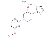 2-{2-[1-(4-methoxypyrimidin-2-yl)piperidin-4-yl]-1H-imidazol-1-yl}acetamide