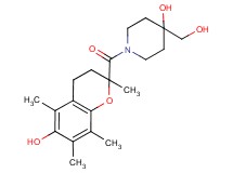 4-(hydroxymethyl)-1-[(6-hydroxy-2,5,7,8-tetramethyl-3,4-dihydro-2H-chromen-2-yl)carbonyl]piperidin-4-ol