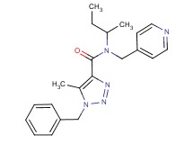 1-benzyl-N-(sec-butyl)-5-methyl-N-(pyridin-4-ylmethyl)-1H-1,2,3-triazole-4-carboxamide