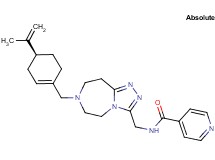N-[(7-{[(4S)-4-isopropenyl-1-cyclohexen-1-yl]methyl}-6,7,8,9-tetrahydro-5H-[1,2,4]triazolo[4,3-d][1,4]diazepin-3-yl)methyl]isonicotinamide