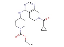 ethyl 4-{[7-(cyclopropylcarbonyl)-5,6,7,8-tetrahydropyrido[3,4-d]pyrimidin-4-yl]amino}piperidine-1-carboxylate