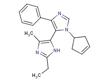 3'-cyclopent-3-en-1-yl-2-ethyl-5-methyl-5'-phenyl-3H,3'H-4,4'-biimidazole