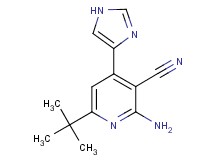 2-amino-6-tert-butyl-4-(1H-imidazol-4-yl)nicotinonitrile