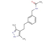 N-{3-[2-(3,5-dimethyl-1H-pyrazol-4-yl)ethyl]benzyl}acetamide
