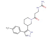 N-(3-{3-[4-(4-methylphenyl)-1H-pyrazol-5-yl]piperidin-1-yl}-3-oxopropyl)urea