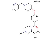(2S)-2-isopropyl-4-methyl-1-(4-{[1-(2-pyridinylmethyl)-4-piperidinyl]oxy}benzoyl)piperazine